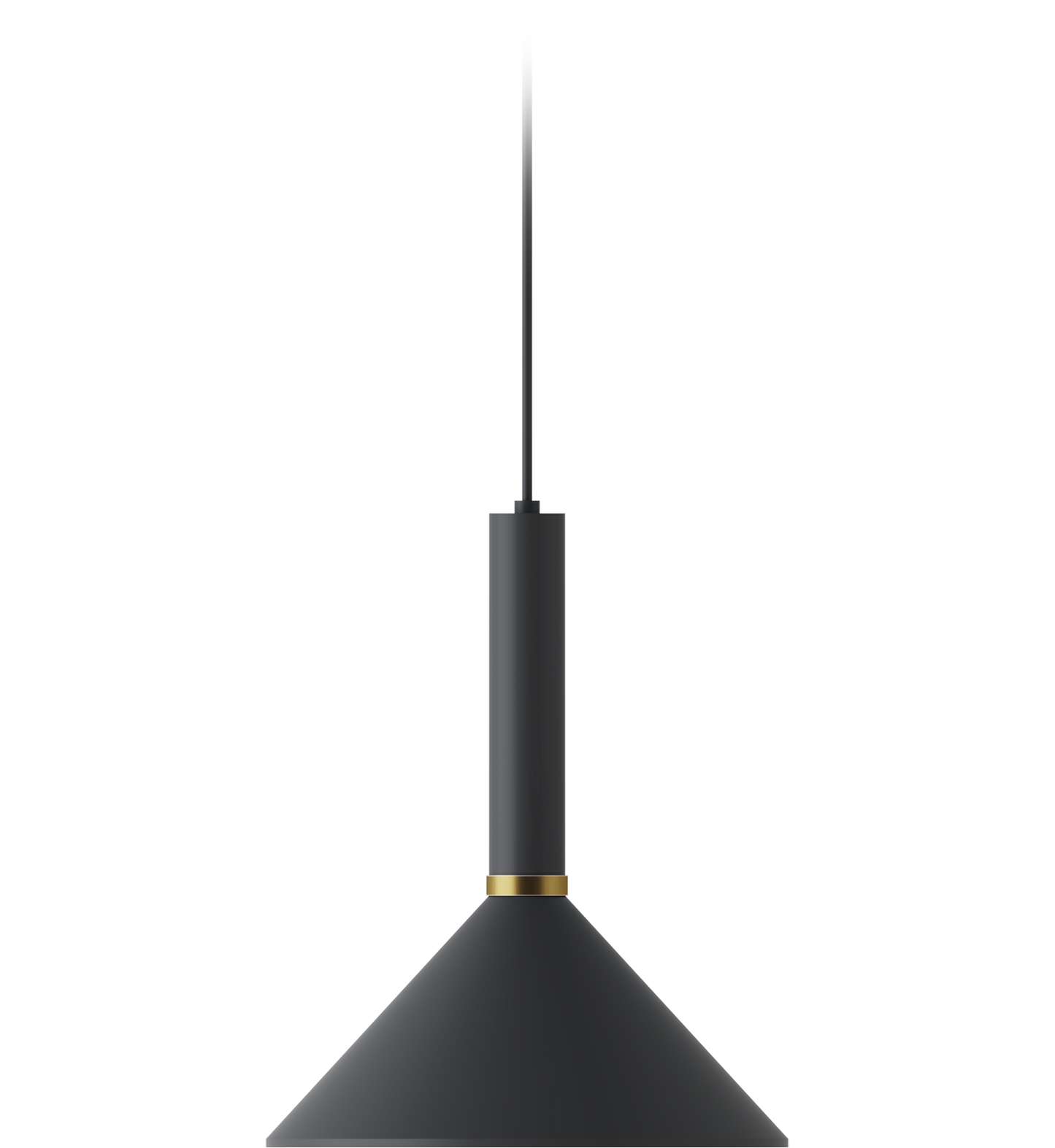 Renata Cone Black Pendant Lamp - Robin Lamps