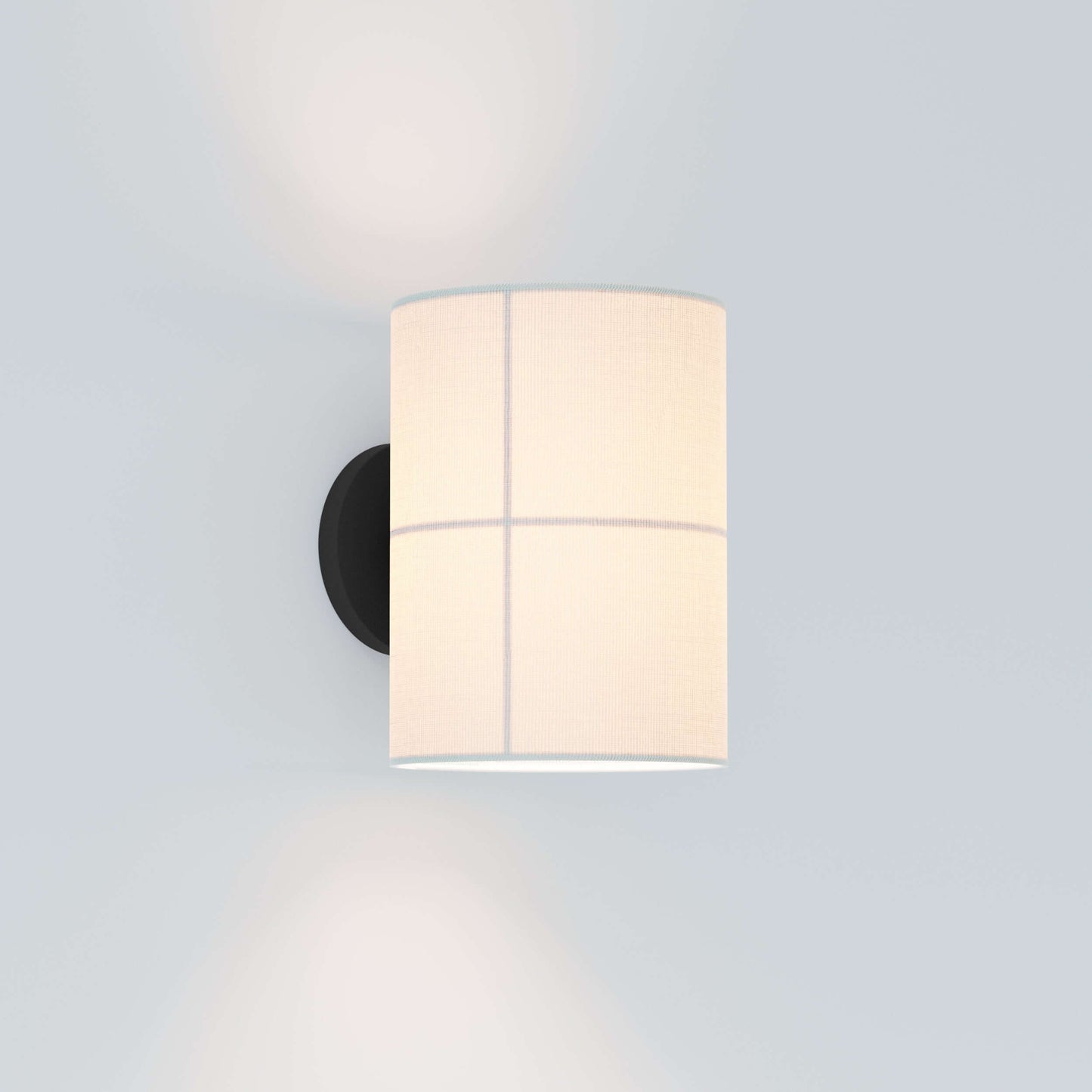 Rania Black Fabric Wall Lamp - Robin Lamps
