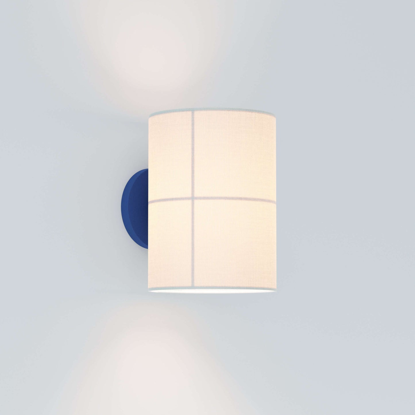 Rania Dark Blue Fabric Wall Lamp - Robin Lamps