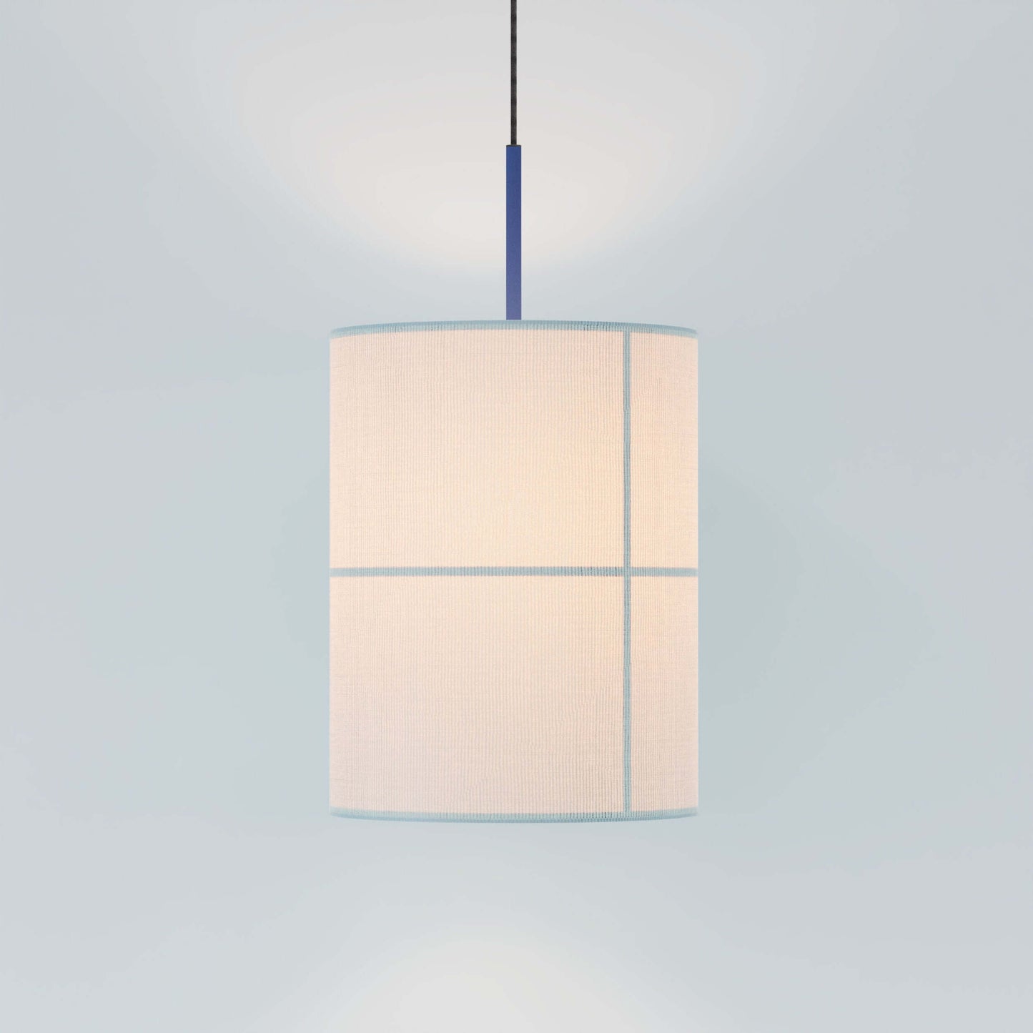 Rania Large Blue Fabric Pendant - Robin Lamps