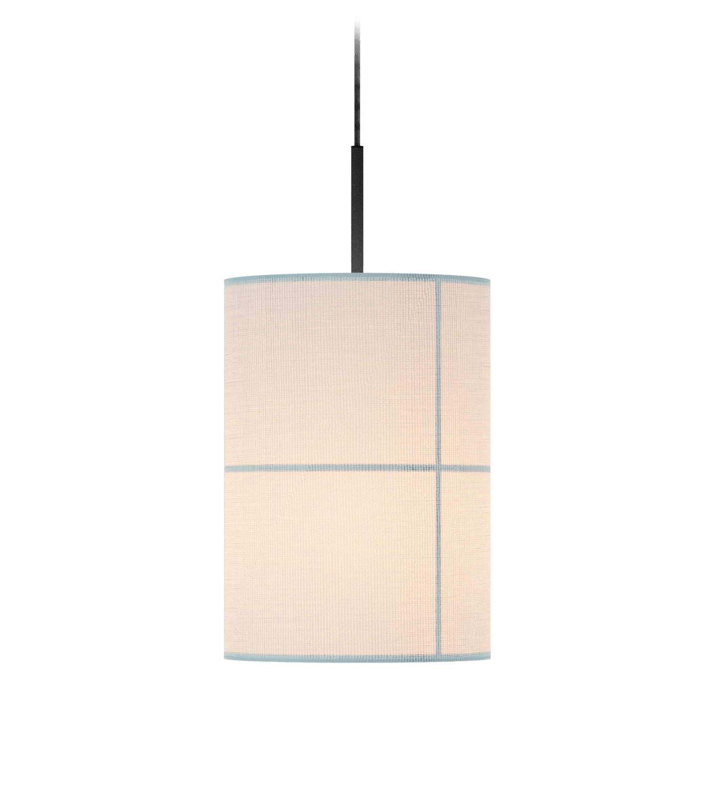 Rania Median Black Fabric Pendant - Robin Lamps
