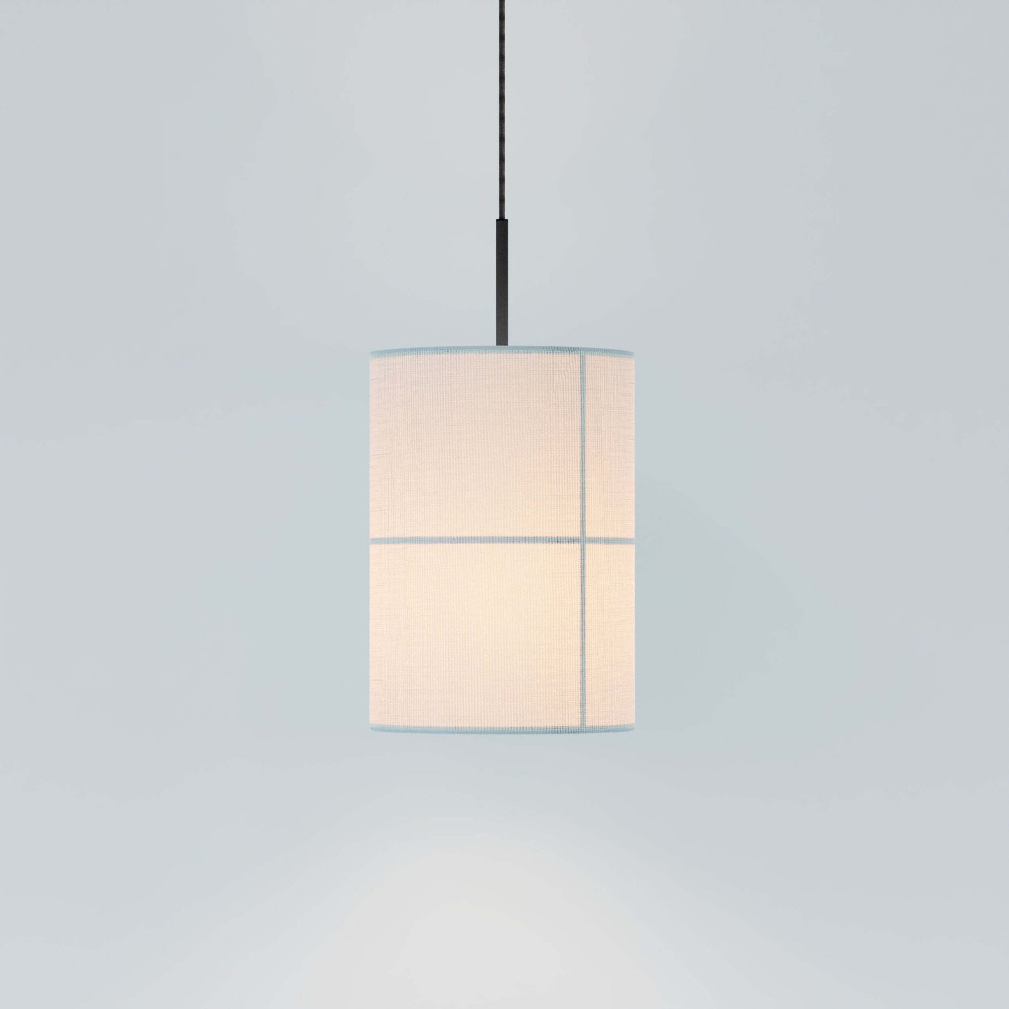 Rania Median Black Fabric Pendant - Robin Lamps