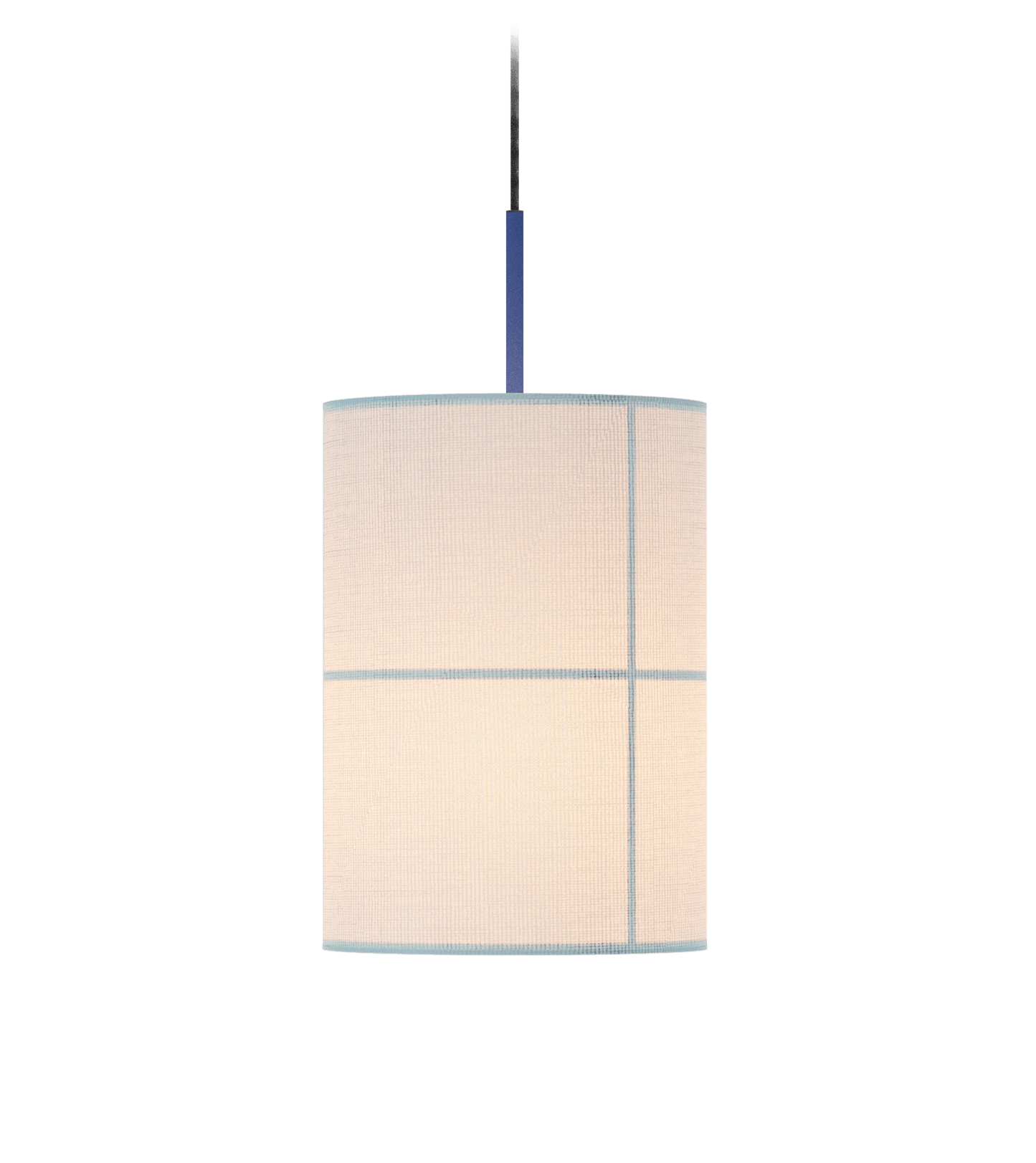 Rania Median Blue Fabric Pendant - Robin Lamps