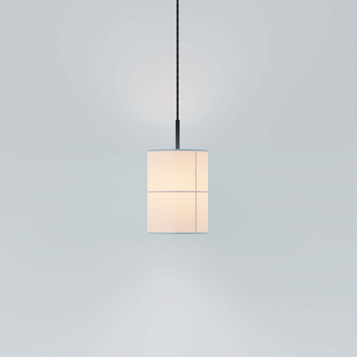 Rania Small Black Fabric Pendant - Robin Lamps