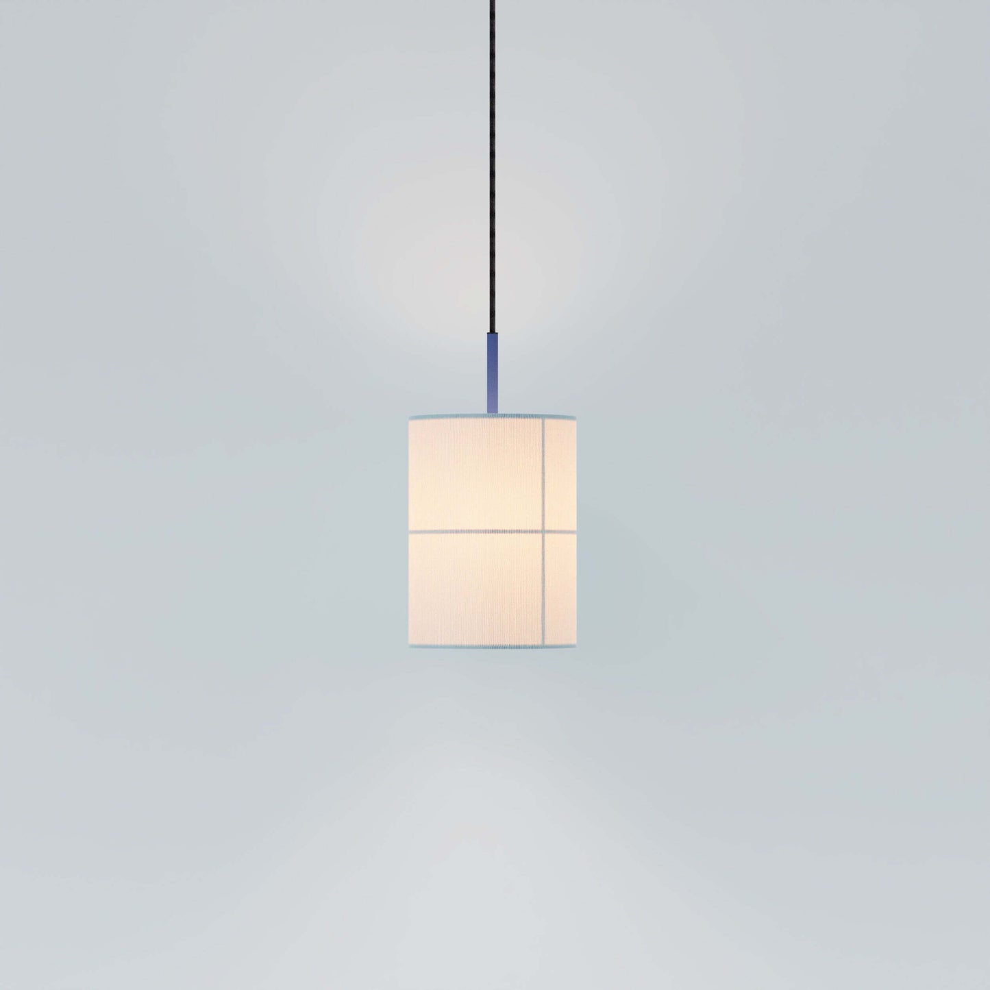 Rania Small Blue Fabric Pendant - Robin Lamps
