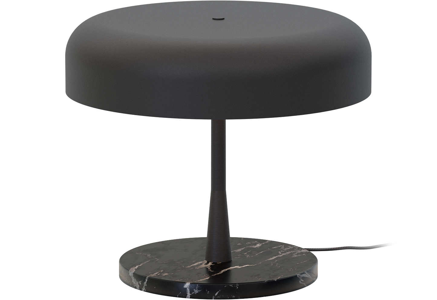 Rea Black Table Metal Marble Lamp - Robin Lamps
