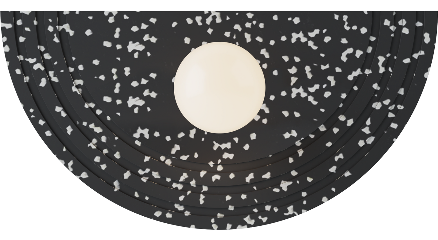 Regina Black Wall Recycled-Plastic Lamp - Robin Lamps