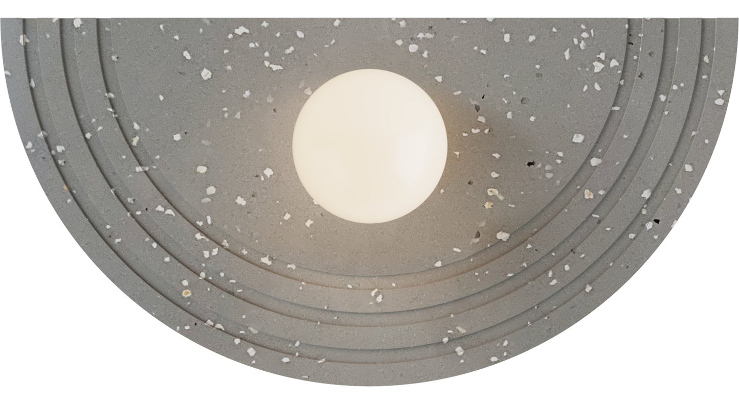 Regina Grey Wall Recycled-Plastic Lamp - Robin Lamps