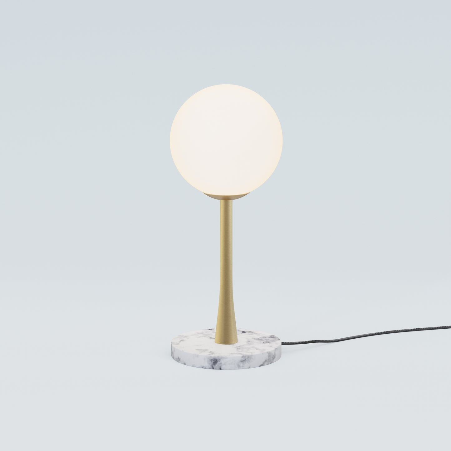 Ricarda Gold Table Metal Marble Glass Lamp - Robin Lamps