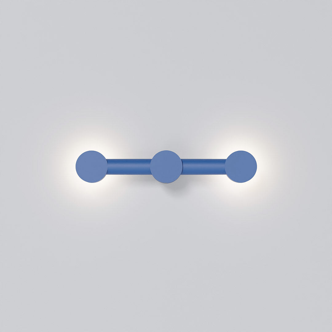 Rigoberta Duo Indirect Blue Wall Metal Glass Lamp - Robin Lamps