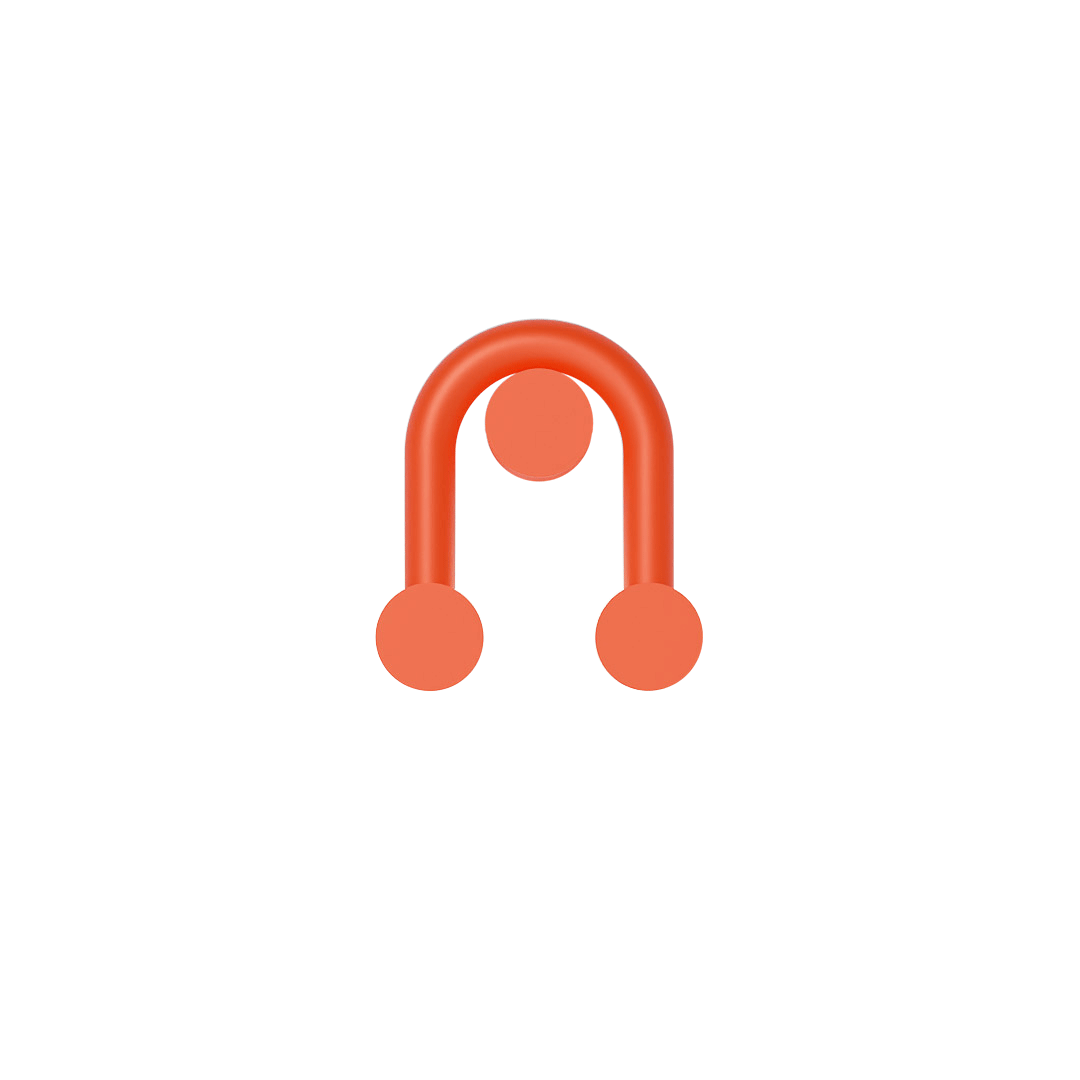 Rigoberta Super-Curved Indirect Orange Wall Metal Glass Lamp - Robin Lamps