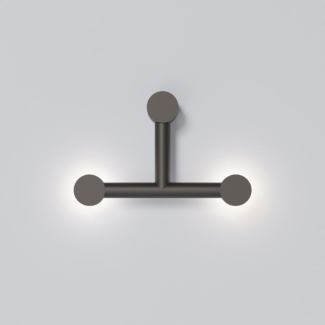 Rigoberta Trio Indirect Black Wall Metal Glass Lamp - Robin Lamps