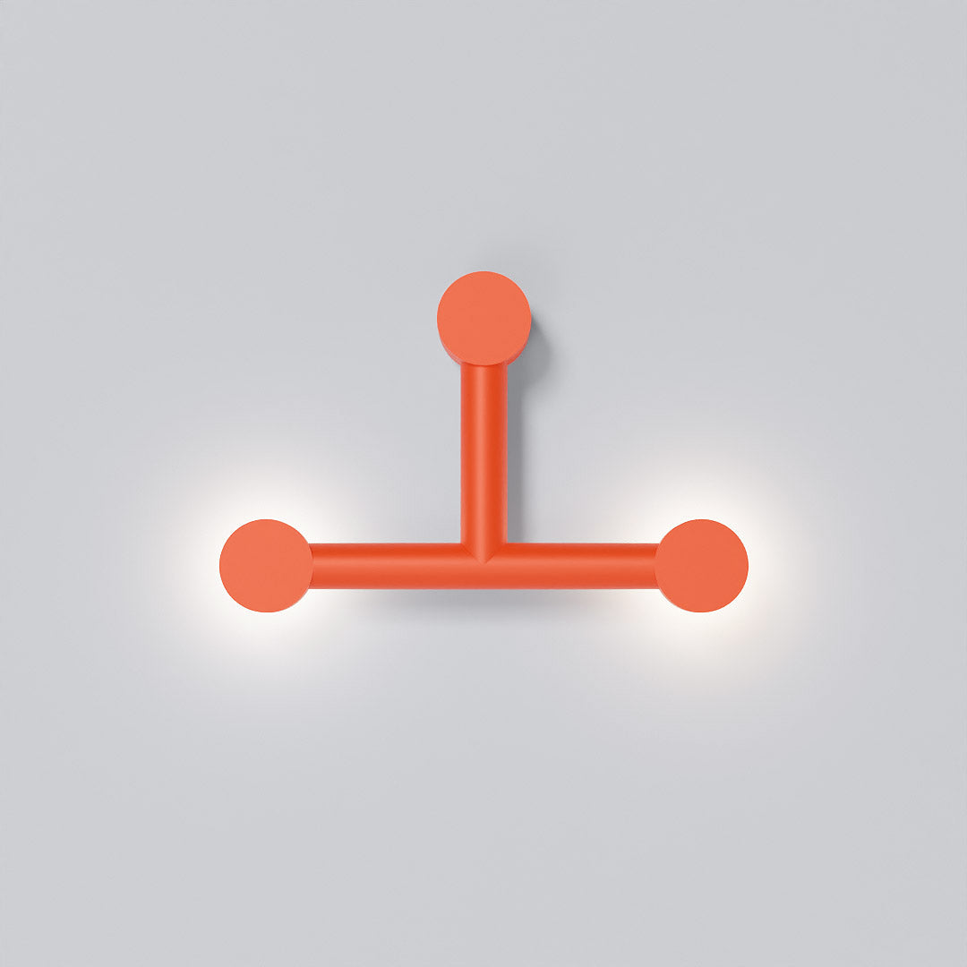 Rigoberta Trio Indirect Orange Wall Metal Glass Lamp - Robin Lamps