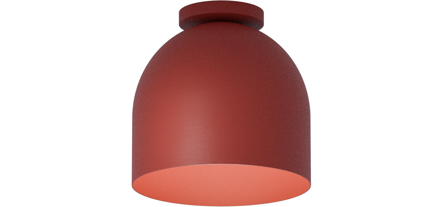 Rio Red Ceiling Metal Lamp - Robin Lamps
