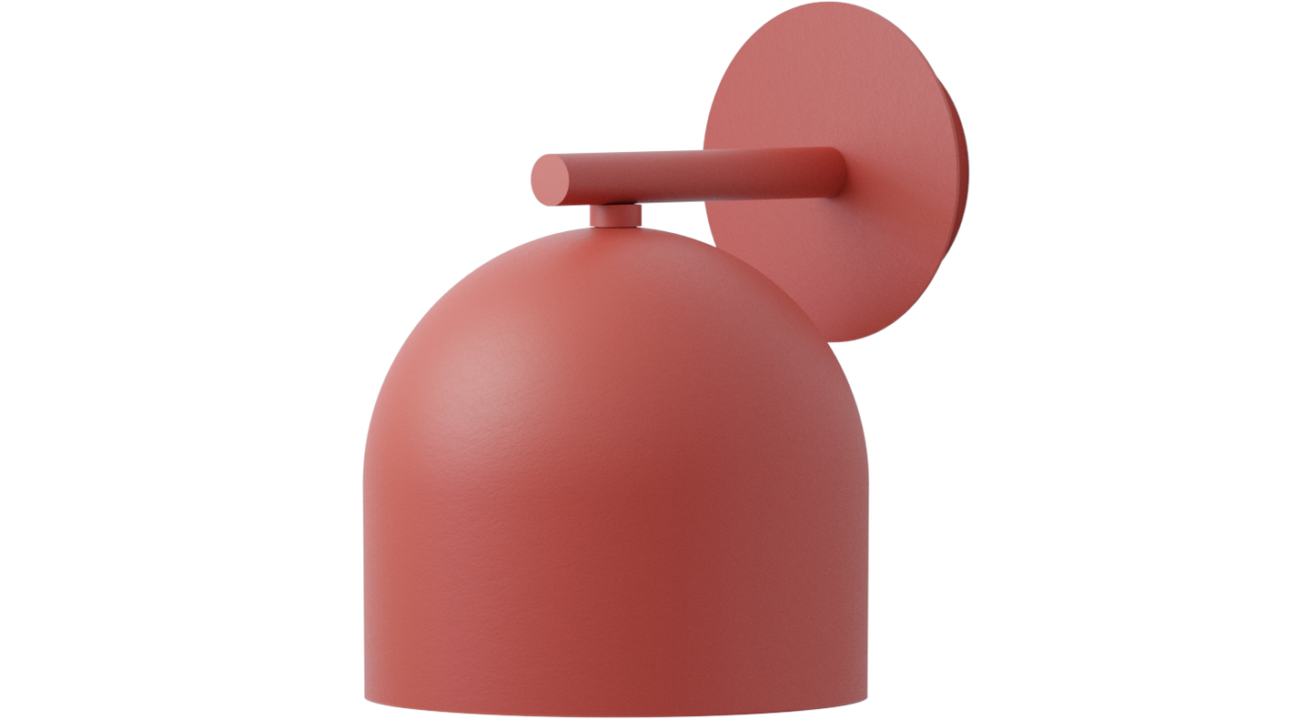 Rio Small Red Wall Metal Lamp - Robin Lamps