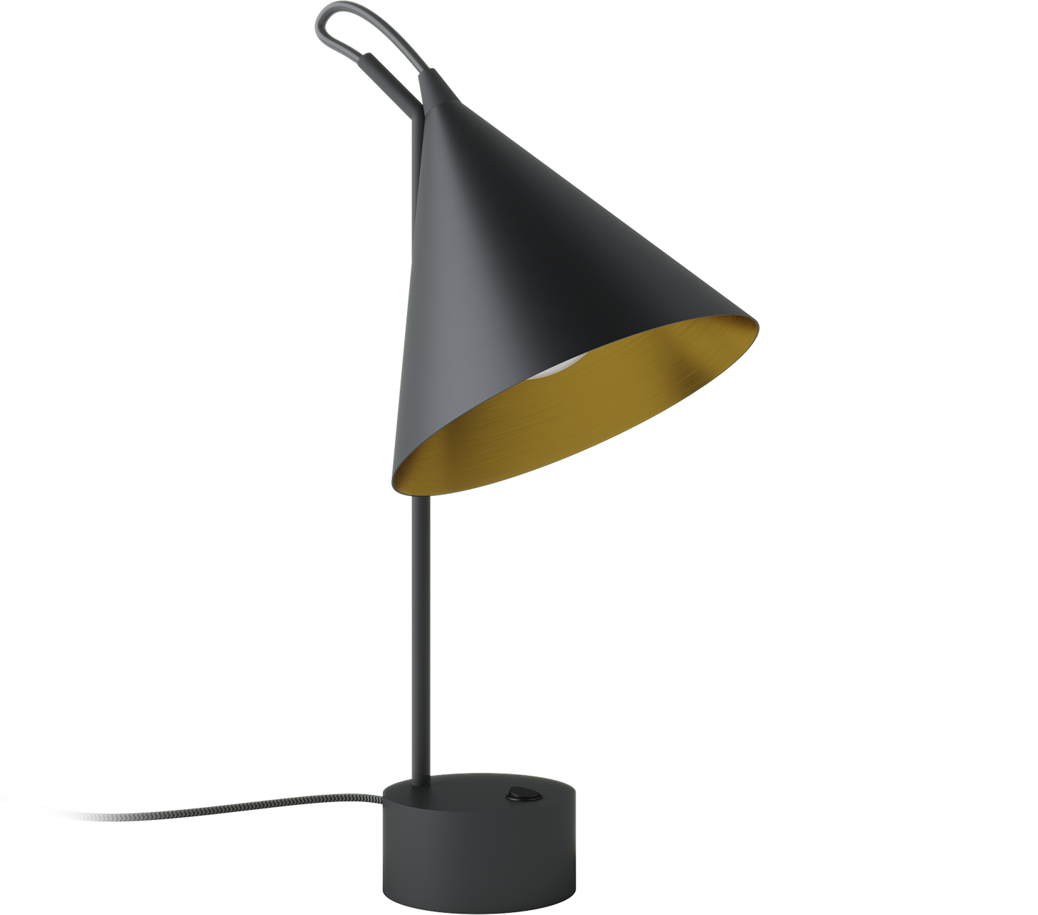 Rubi Black Table Metal Lamp - ROBIN