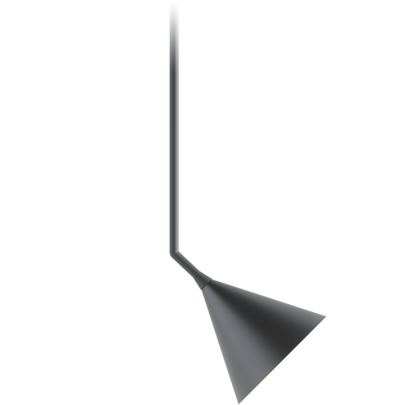 Rubi Mono-Side Black Pendant Metal Lamp - ROBIN