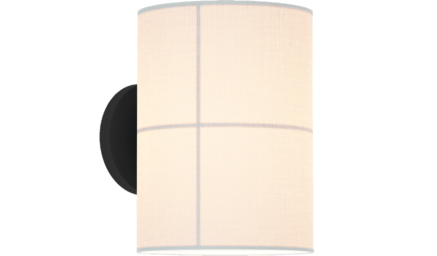 Rania 18 Black Fabric Wall Lamp - Robin Lamps