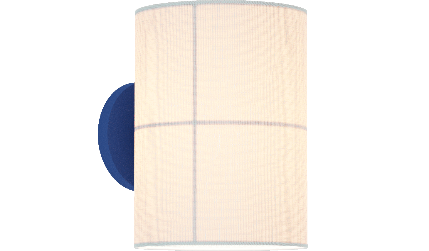 Rania 18 Blue Fabric Wall Lamp - Robin Lamps