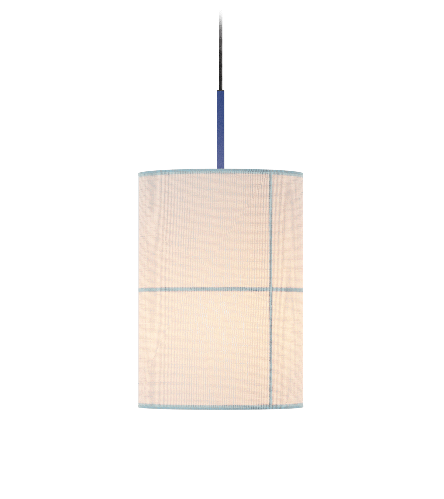 Rania Median Blue Fabric Pendant - Robin Lamps