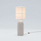 Rania White Fabric Concrete Floor Lamp - Robin Lamps