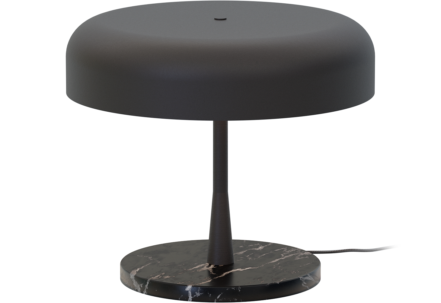 Rea Black Table Metal Marble Lamp - Robin Lamps
