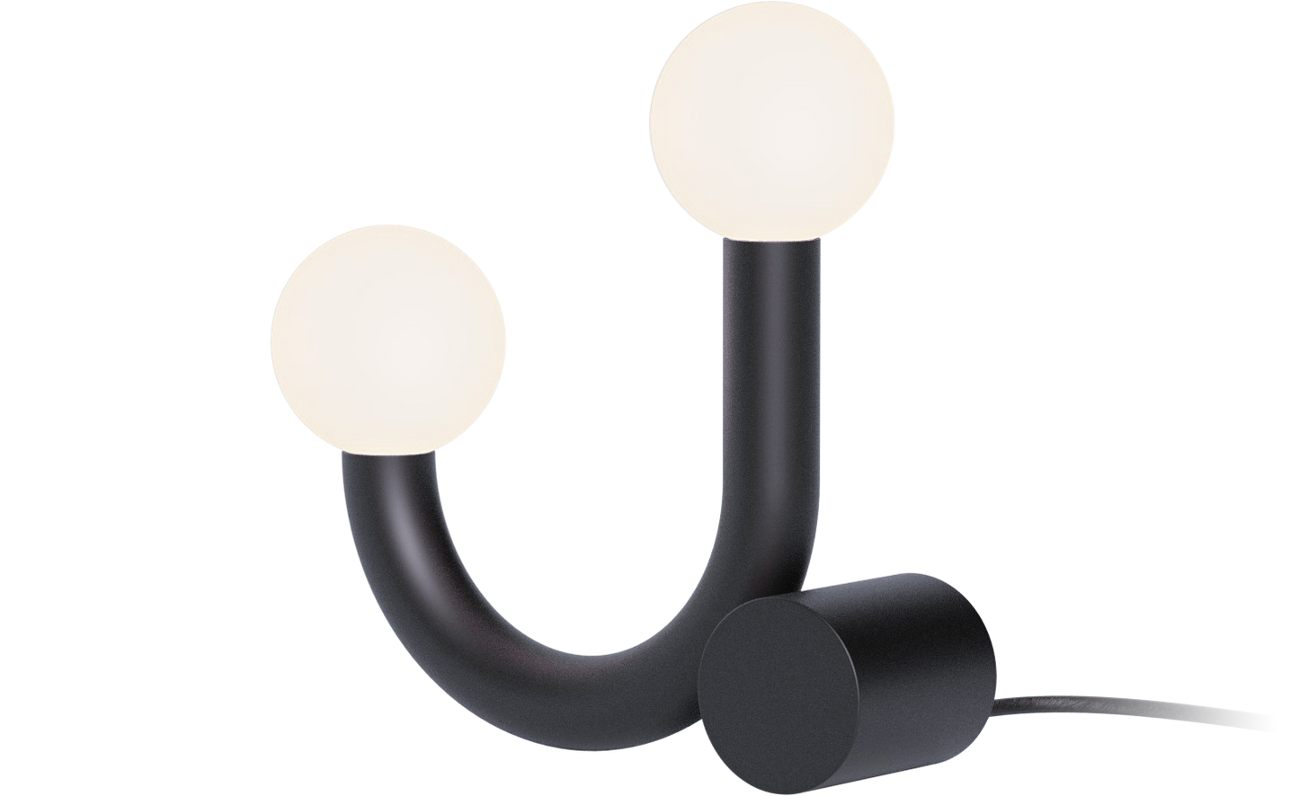 Rigoberta Black Table Metal Glass Lamp - Robin Lamps