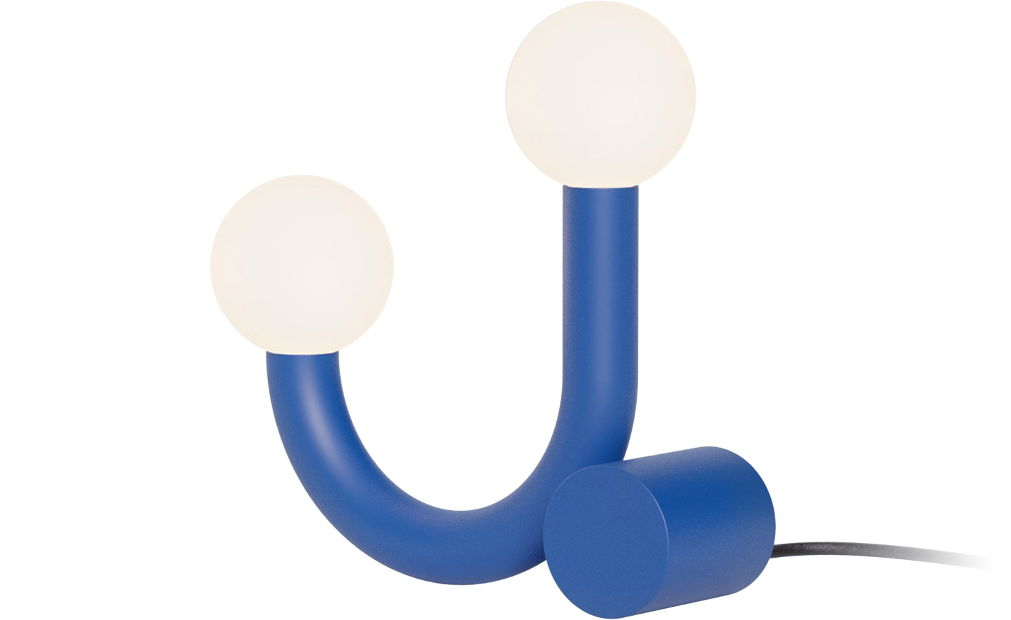 Rigoberta Blue Table Metal Glass Lamp - Robin Lamps