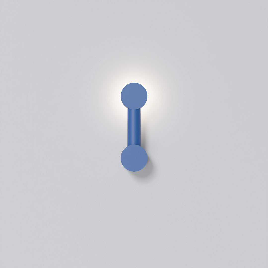 Rigoberta Mono Indirect Blue Wall Metal Glass Lamp - Robin Lamps