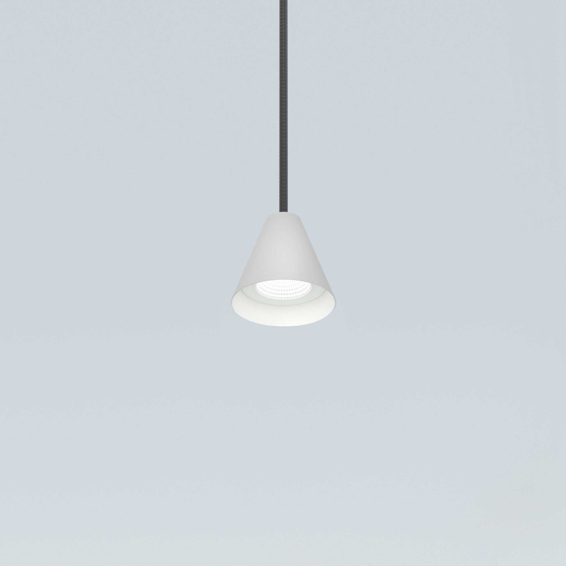 Rimini White Pendant Metal Detail Lamp - Robin Lamps