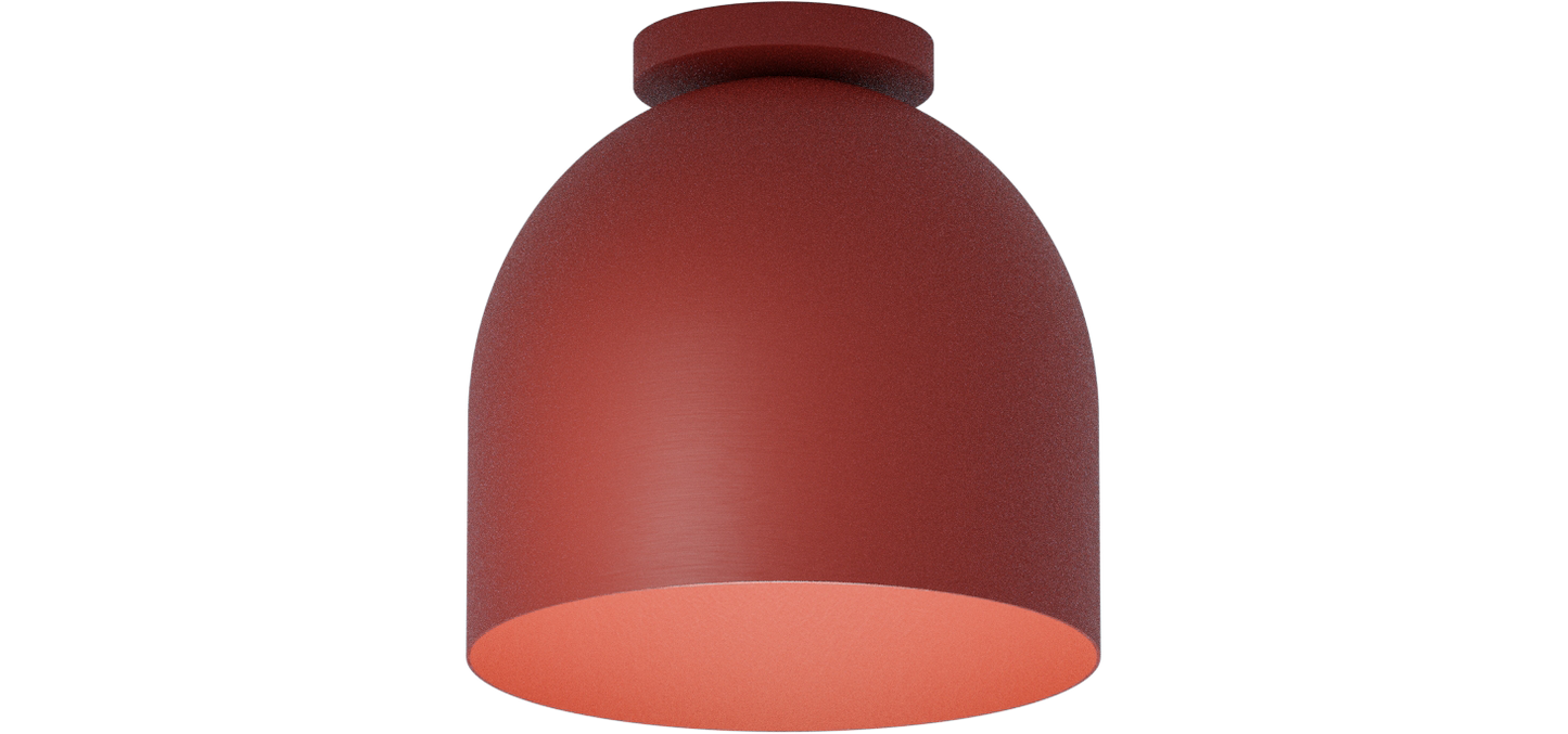 Rio Red Ceiling Metal Lamp - Robin Lamps
