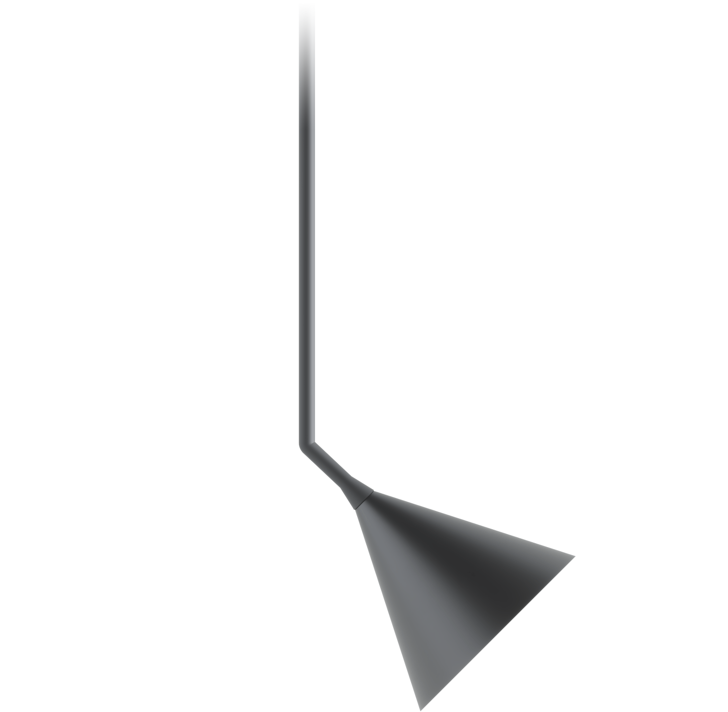 Rubi Mono-Side Black Pendant Metal Lamp - ROBIN